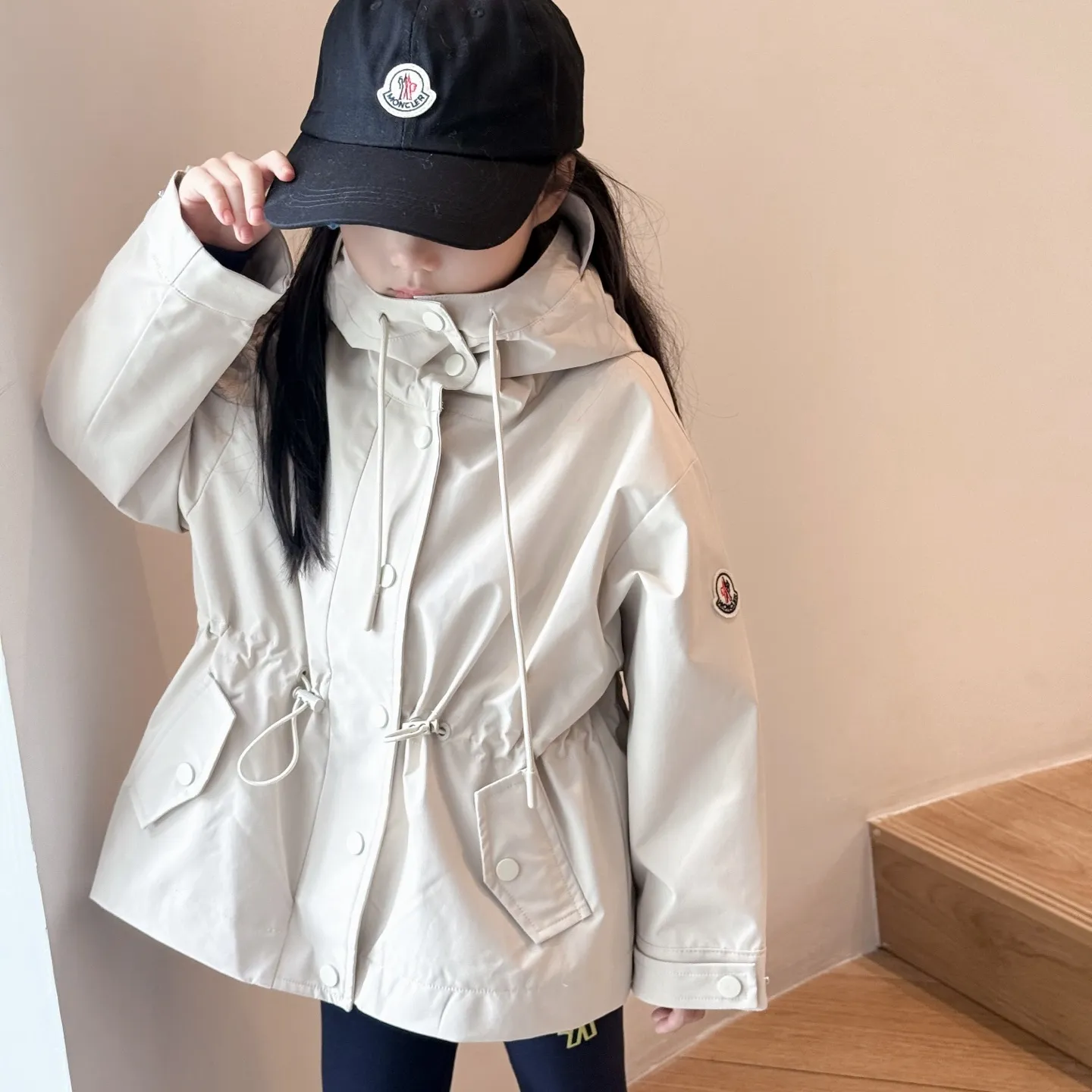 【100-160cm】上品な抜け感 抜群の着回し力 オシャレ度高め 合わせやすい アウター 長袖 Tシャツ パンツ