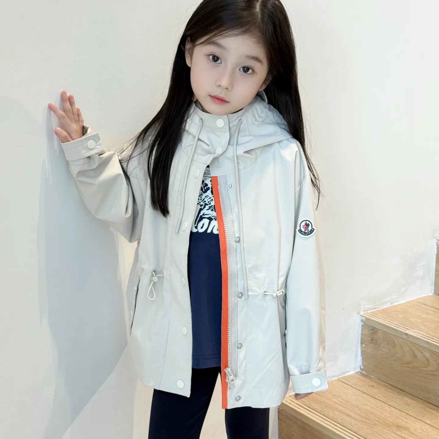 【100-160cm】上品な抜け感 抜群の着回し力 オシャレ度高め 合わせやすい アウター 長袖 Tシャツ パンツ