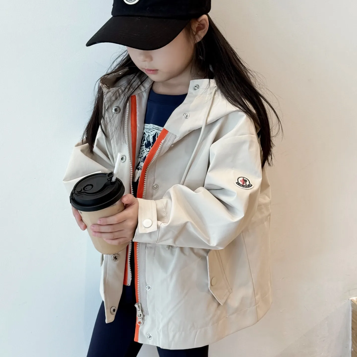 【100-160cm】上品な抜け感 抜群の着回し力 オシャレ度高め 合わせやすい アウター 長袖 Tシャツ パンツ