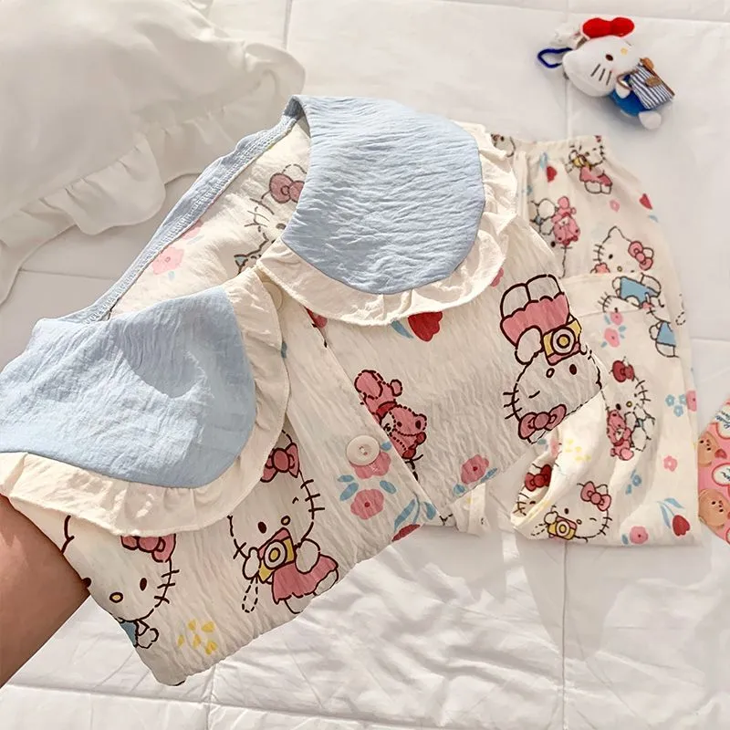 【110-160cm】子ども服に最適 柔らかさ重視 二色選べる カジュアル 着せやすい 女の子 セットアップ パジャマ