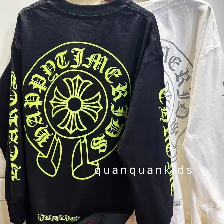 【110-170cm】トレンド感満載 おしゃれ感たっぷり 上品かわいい カジュアル 二色選べる 長袖 Tシャツ