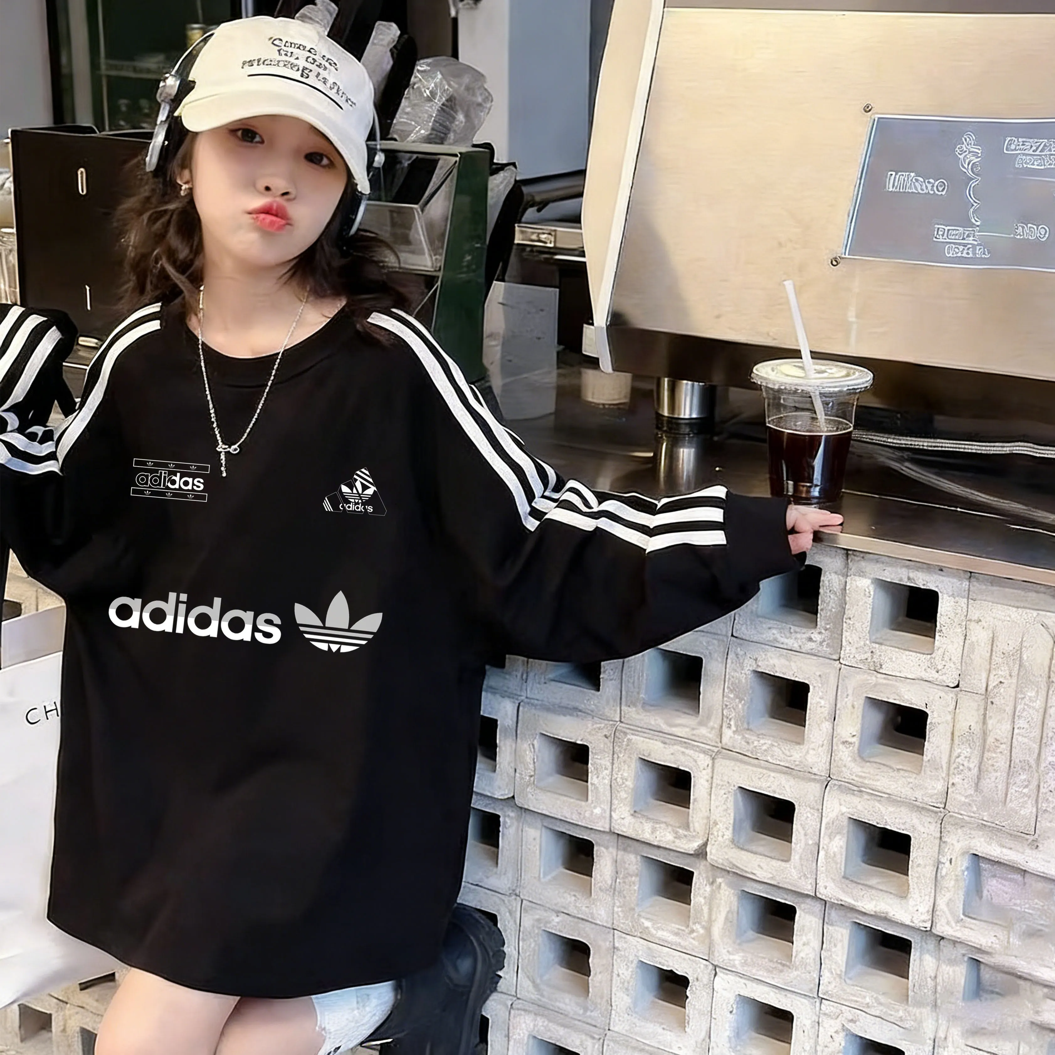 【90-150cm】これを逃す手はない よく売れる おしゃれ トレンド 女の子 長袖 Ｔシャツ