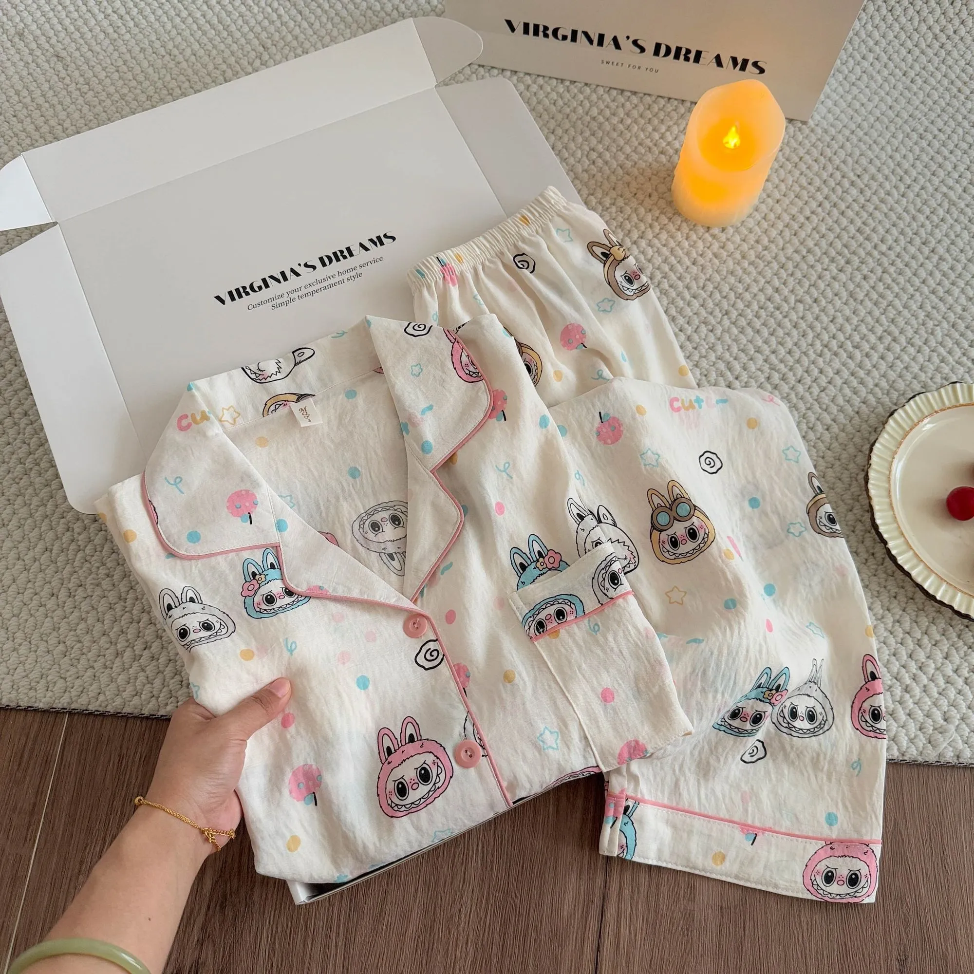 【M-2XL】着心地抜群 やわらかい肌触り 動きやすいデザイン カジュアル 着せやすい パジャマ セットアップ