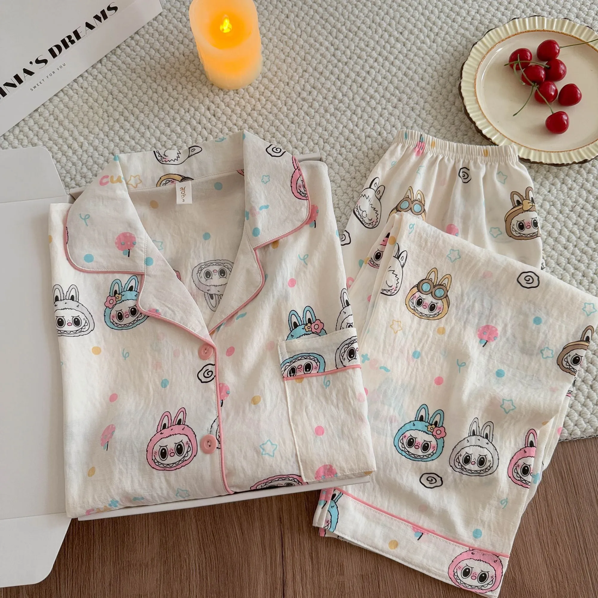 【M-2XL】着心地抜群 やわらかい肌触り 動きやすいデザイン カジュアル 着せやすい パジャマ セットアップ