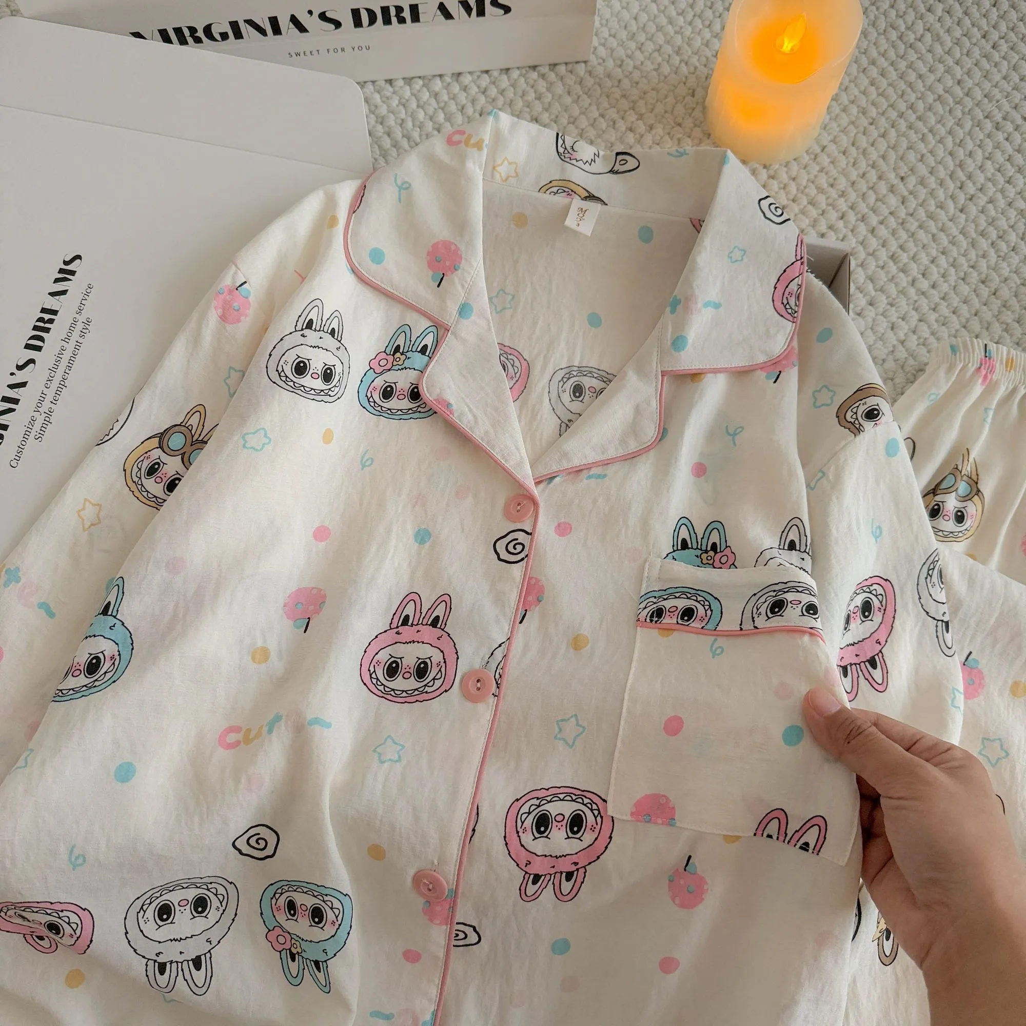 【M-2XL】着心地抜群 やわらかい肌触り 動きやすいデザイン カジュアル 着せやすい パジャマ セットアップ