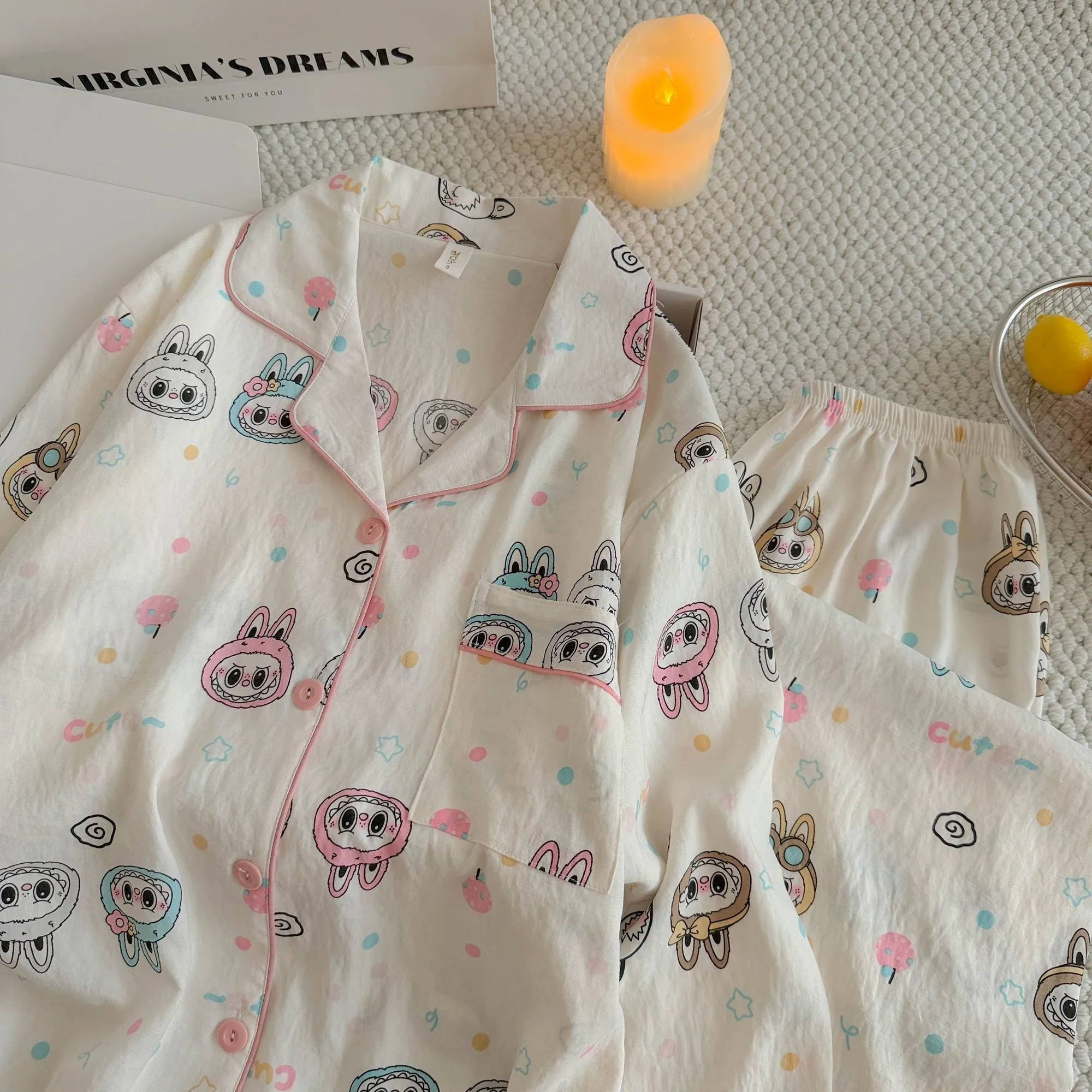 【M-2XL】着心地抜群 やわらかい肌触り 動きやすいデザイン カジュアル 着せやすい パジャマ セットアップ