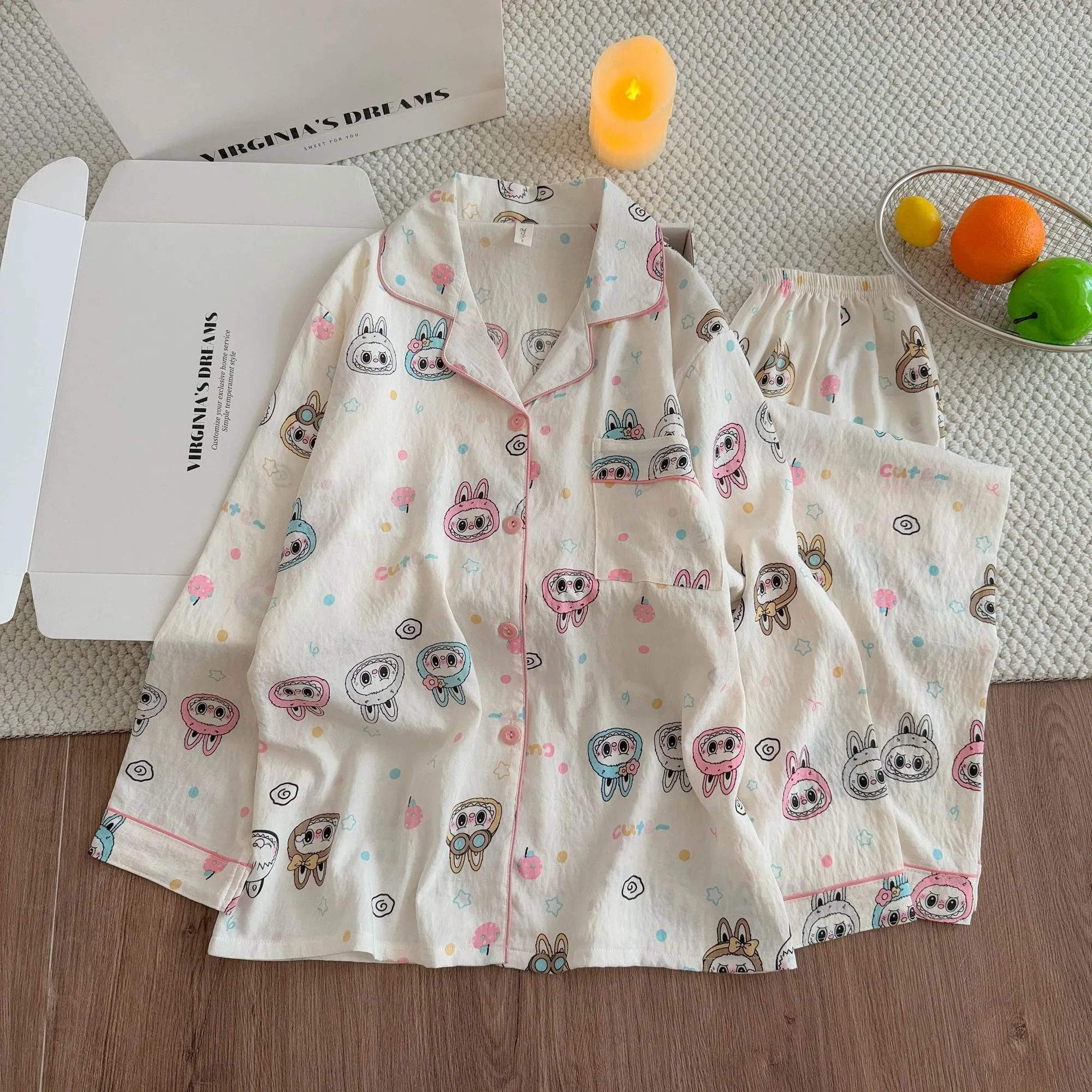 【M-2XL】着心地抜群 やわらかい肌触り 動きやすいデザイン カジュアル 着せやすい パジャマ セットアップ