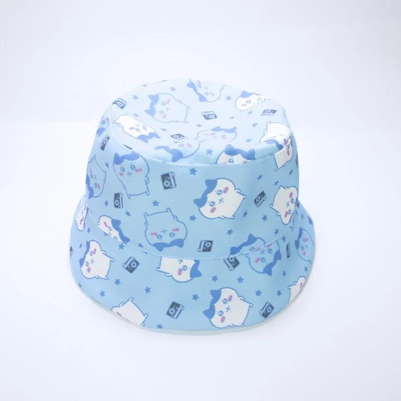 上品カジュアル 日差し対策設計 軽やか被り心地 カートゥーン柄 バケットハット