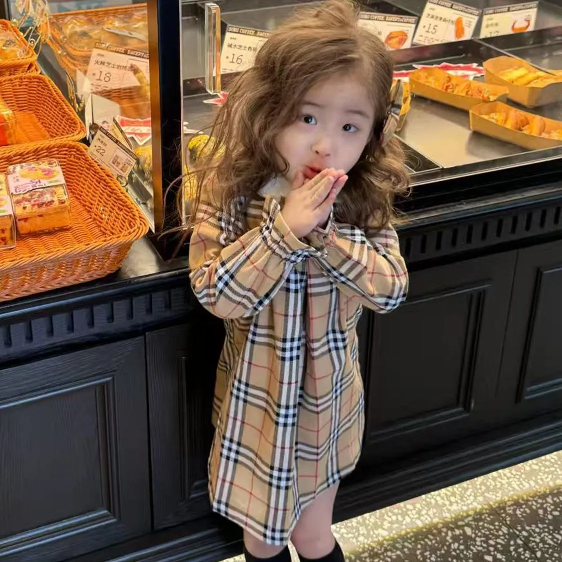 【90-140cm】着心地抜群 毎日使える素材 にこにこキッズ カジュアル 着せやすい 女の子 ワンピース