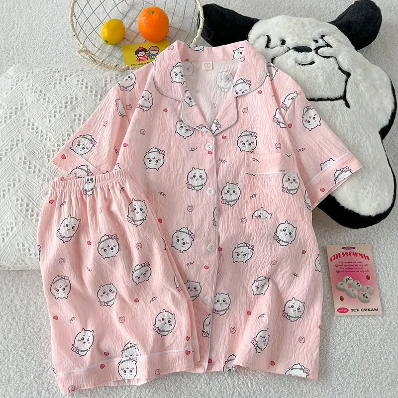 トレンド感満点 目を奪われる可愛さ 肌触りいい カジュアル 着せやすい セットアップ パジャマ