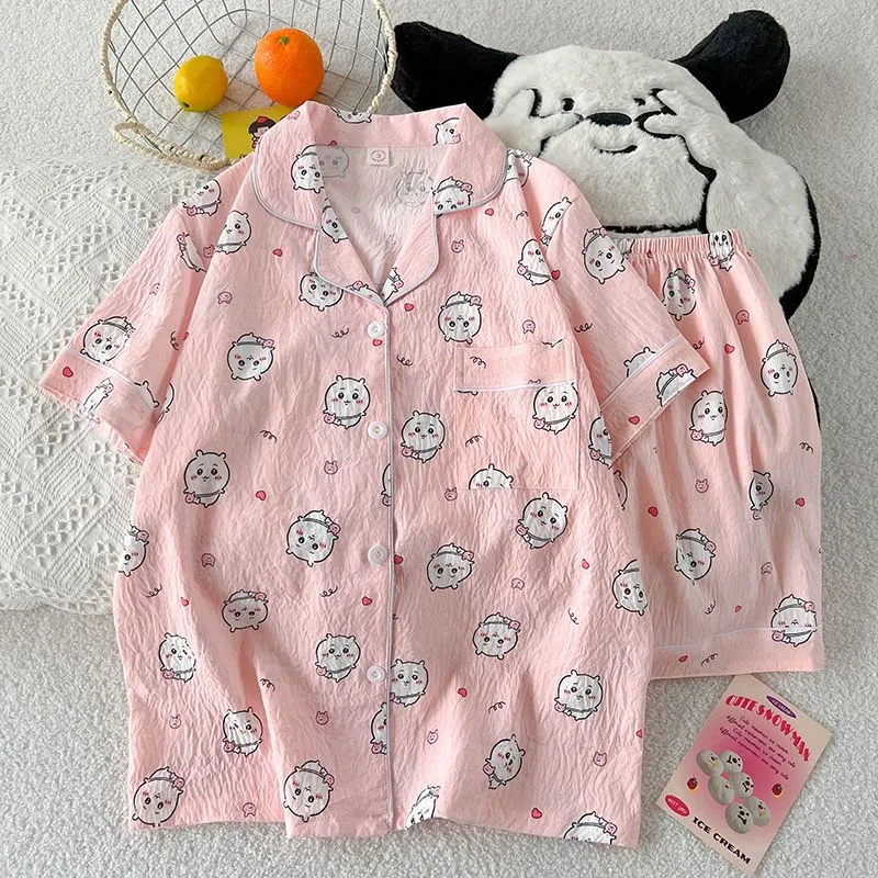 トレンド感満点 目を奪われる可愛さ 肌触りいい カジュアル 着せやすい セットアップ パジャマ