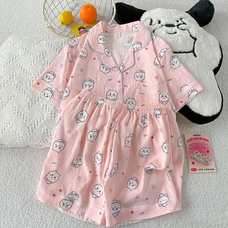 トレンド感満点 目を奪われる可愛さ 肌触りいい カジュアル 着せやすい セットアップ パジャマ