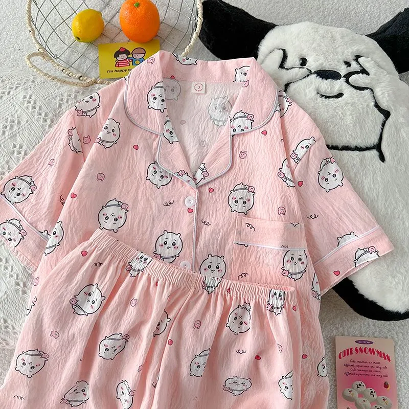 トレンド感満点 目を奪われる可愛さ 肌触りいい カジュアル 着せやすい セットアップ パジャマ