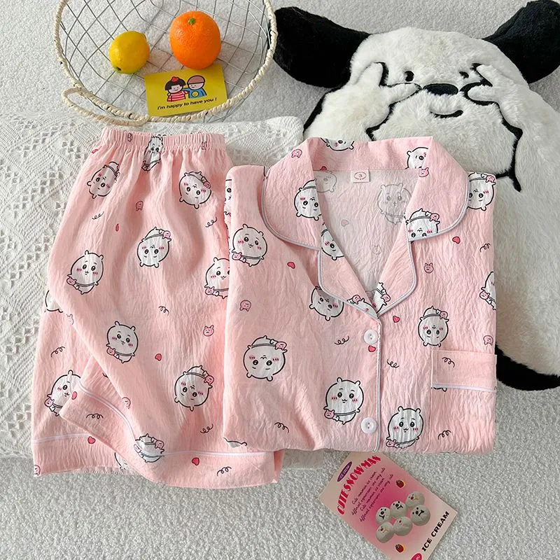 トレンド感満点 目を奪われる可愛さ 肌触りいい カジュアル 着せやすい セットアップ パジャマ