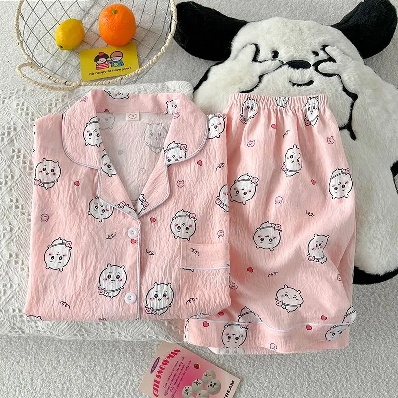 トレンド感満点 目を奪われる可愛さ 肌触りいい カジュアル 着せやすい セットアップ パジャマ