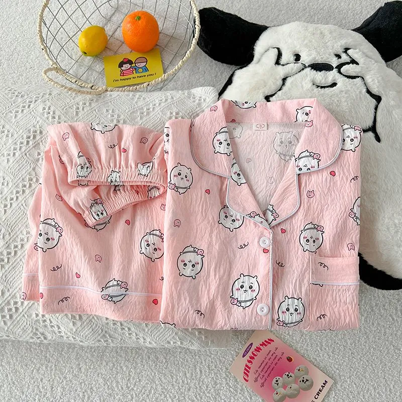 トレンド感満点 目を奪われる可愛さ 肌触りいい カジュアル 着せやすい セットアップ パジャマ