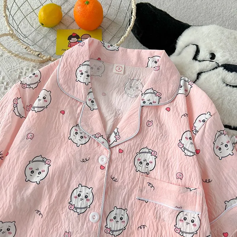 トレンド感満点 目を奪われる可愛さ 肌触りいい カジュアル 着せやすい セットアップ パジャマ