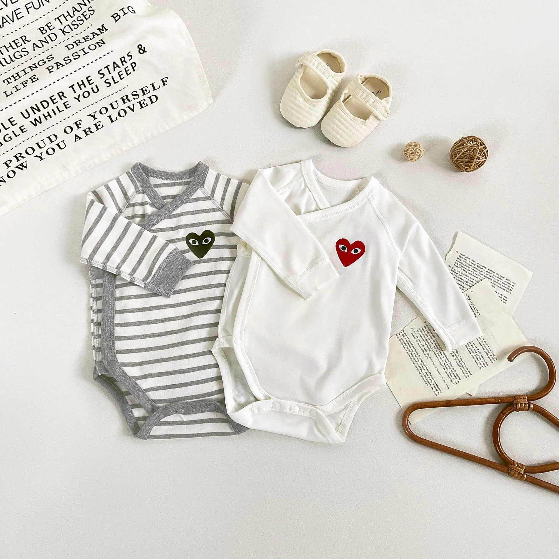 【66-90cm】動きやすいデザイン 肌にやさしい素材 毎日着たい 多色選べる ベビー服 ロンパース