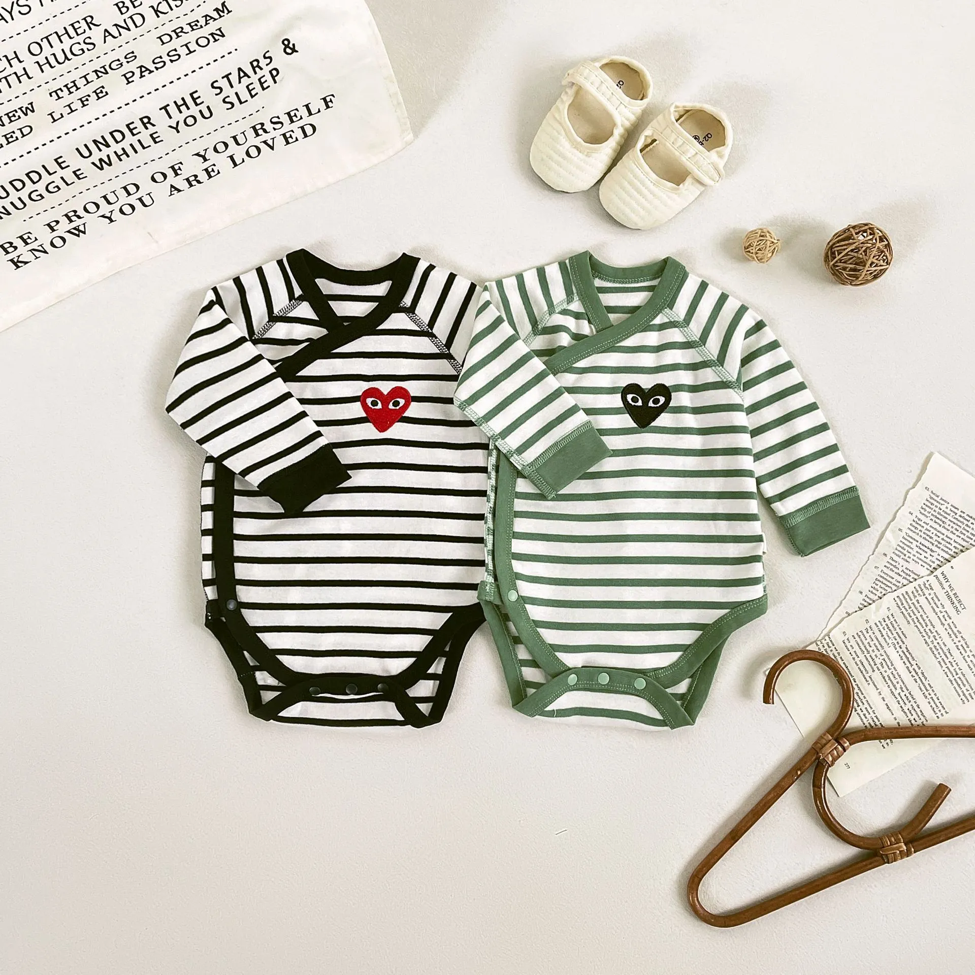 【66-90cm】動きやすいデザイン 肌にやさしい素材 毎日着たい 多色選べる ベビー服 ロンパース