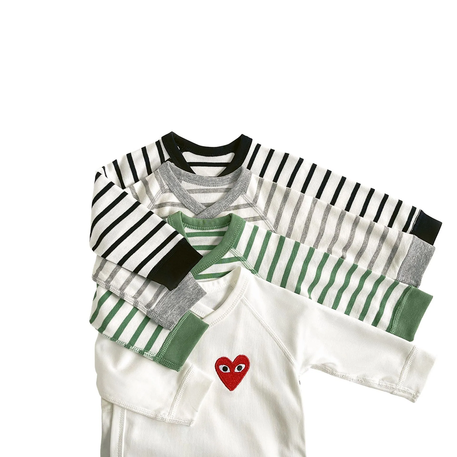 【66-90cm】動きやすいデザイン 肌にやさしい素材 毎日着たい 多色選べる ベビー服 ロンパース