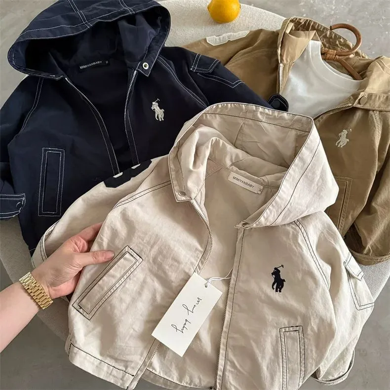 【90-140cm】やさしい色合い おしゃれキッズ トレンド感あり カジュアル 合わせやすい アウター