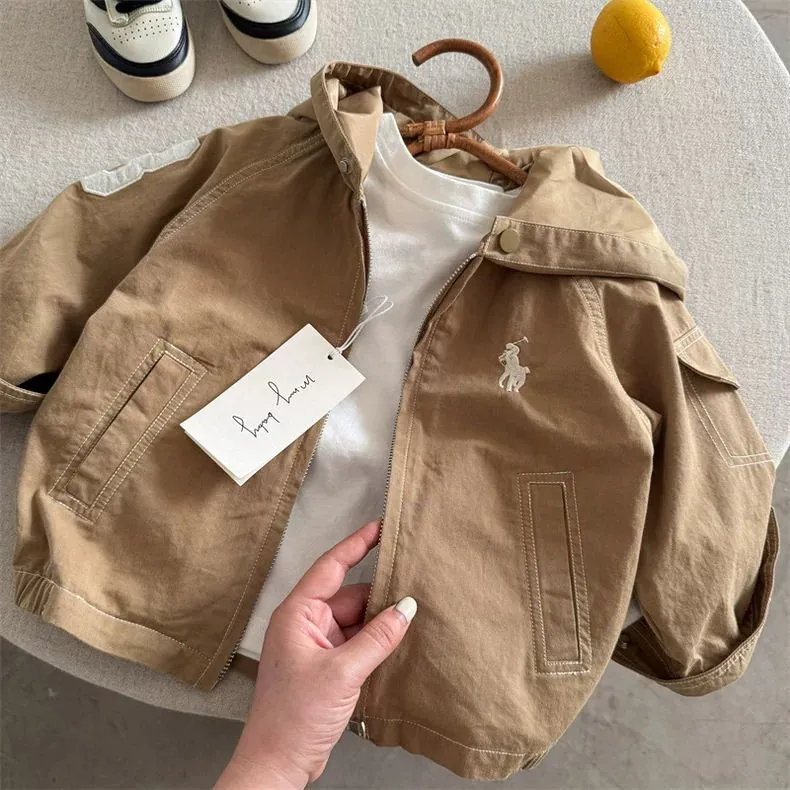 【90-140cm】やさしい色合い おしゃれキッズ トレンド感あり カジュアル 合わせやすい アウター