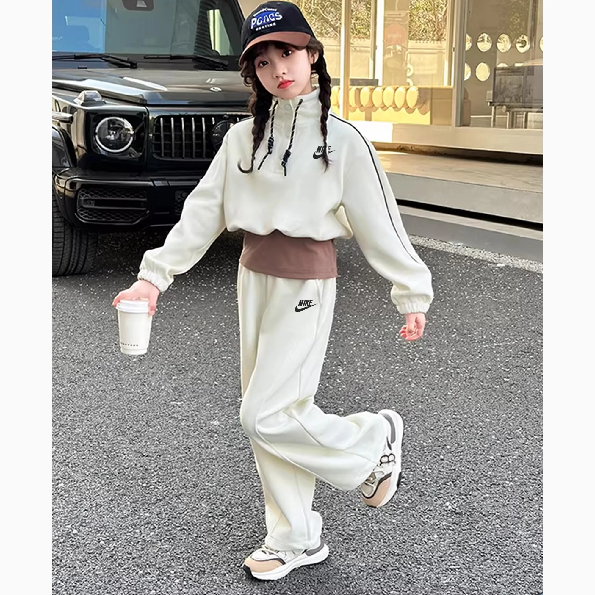 【110-170cm】毎日着たくなる 新作 爆売れ中 おしゃれ カジュアル 女の子 セットアップ