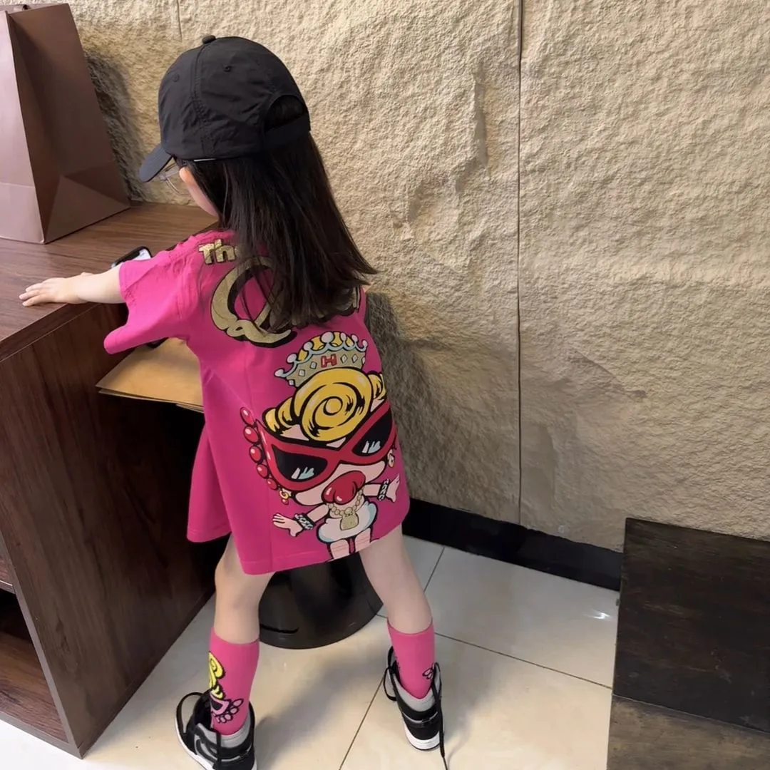 【100-160cm】さわやかな印象 1枚で決まる 安心感のある カジュアル 二色選べる 半袖 Tシャツ