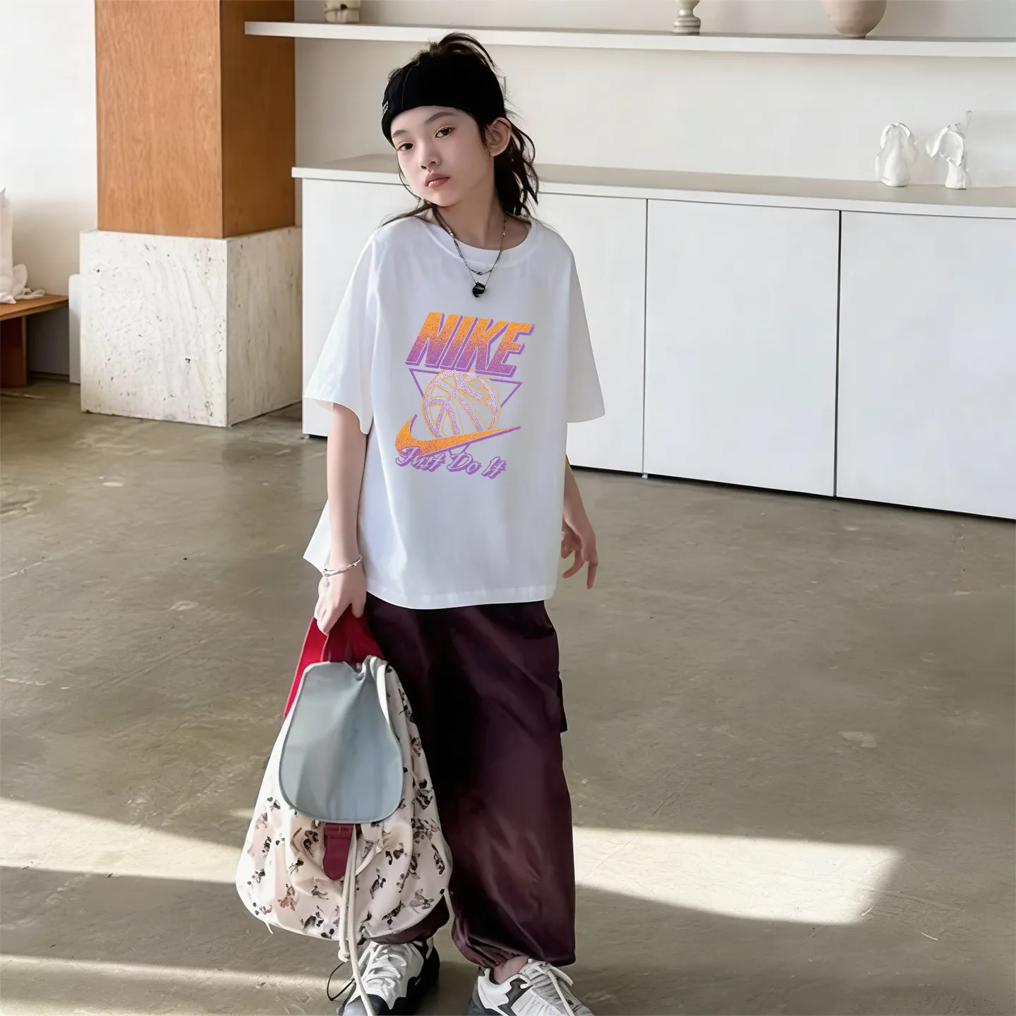 【90-160cm】SNS映え間違いなし コーデの主役に カジュアル トレンド  女の子 半袖 Tシャツ