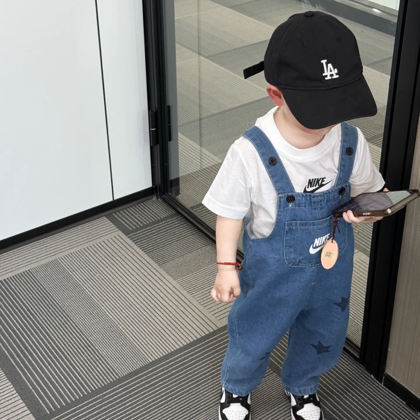 【80-120cm】やさしいムード 愛されデザイン かわいさ満点 カジュアル 履きやすい デニム素材 サロペット