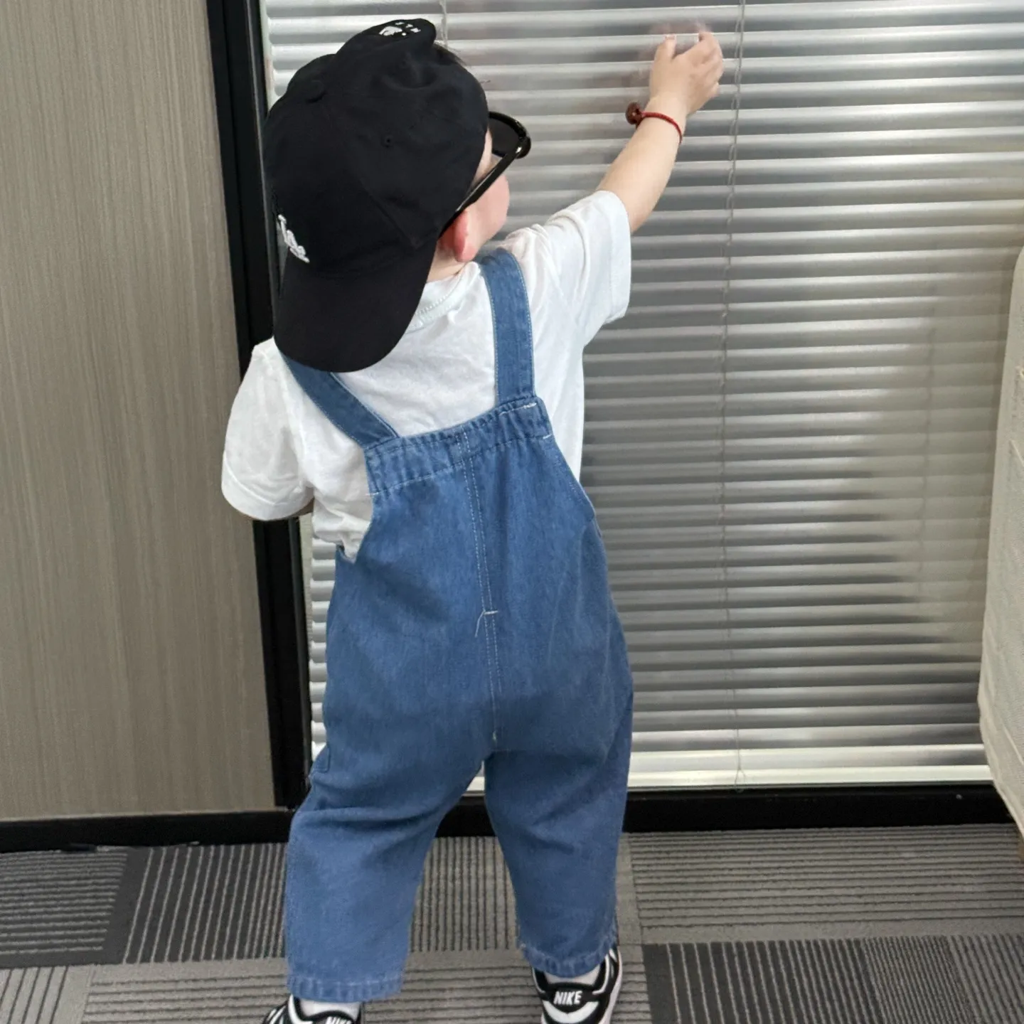 【80-120cm】やさしいムード 愛されデザイン かわいさ満点 カジュアル 履きやすい デニム素材 サロペット