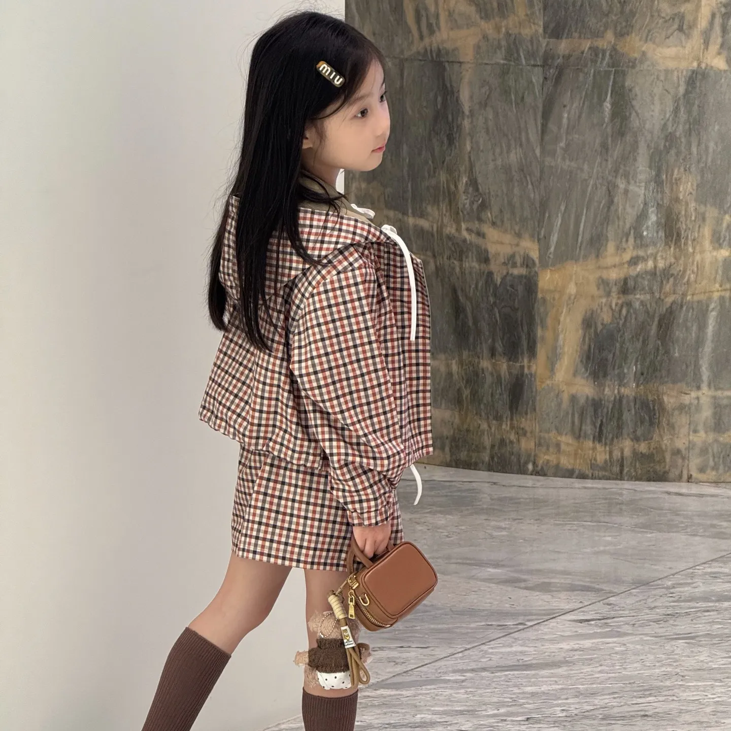 【100-160cm】安心感のある 子どもらしい 韓国風キッズ カジュアル 合わせやすい アウター スカート