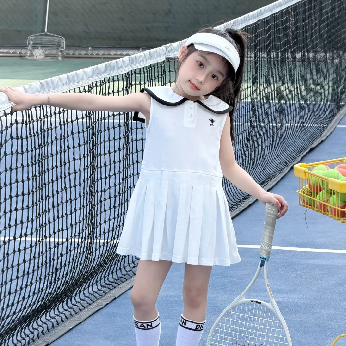 【100-160cm】子どもらしい 元気いっぱい すっきりしたデザイン 着せやすい 女の子 ワンピース