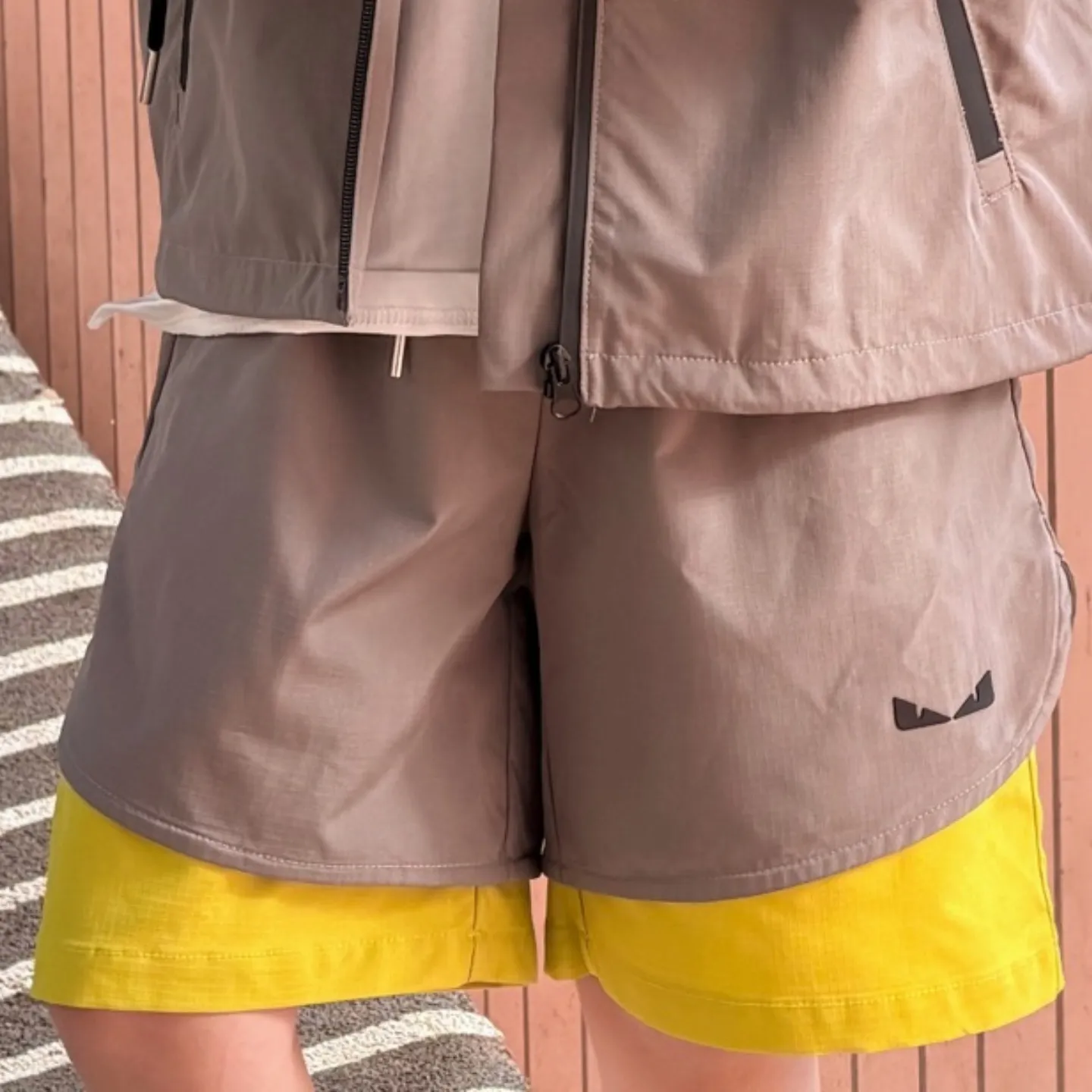 【100-160cm】おしゃれキッズ トレンド感あり コーデしやすい 合わせやすい ベスト ショートパンツ