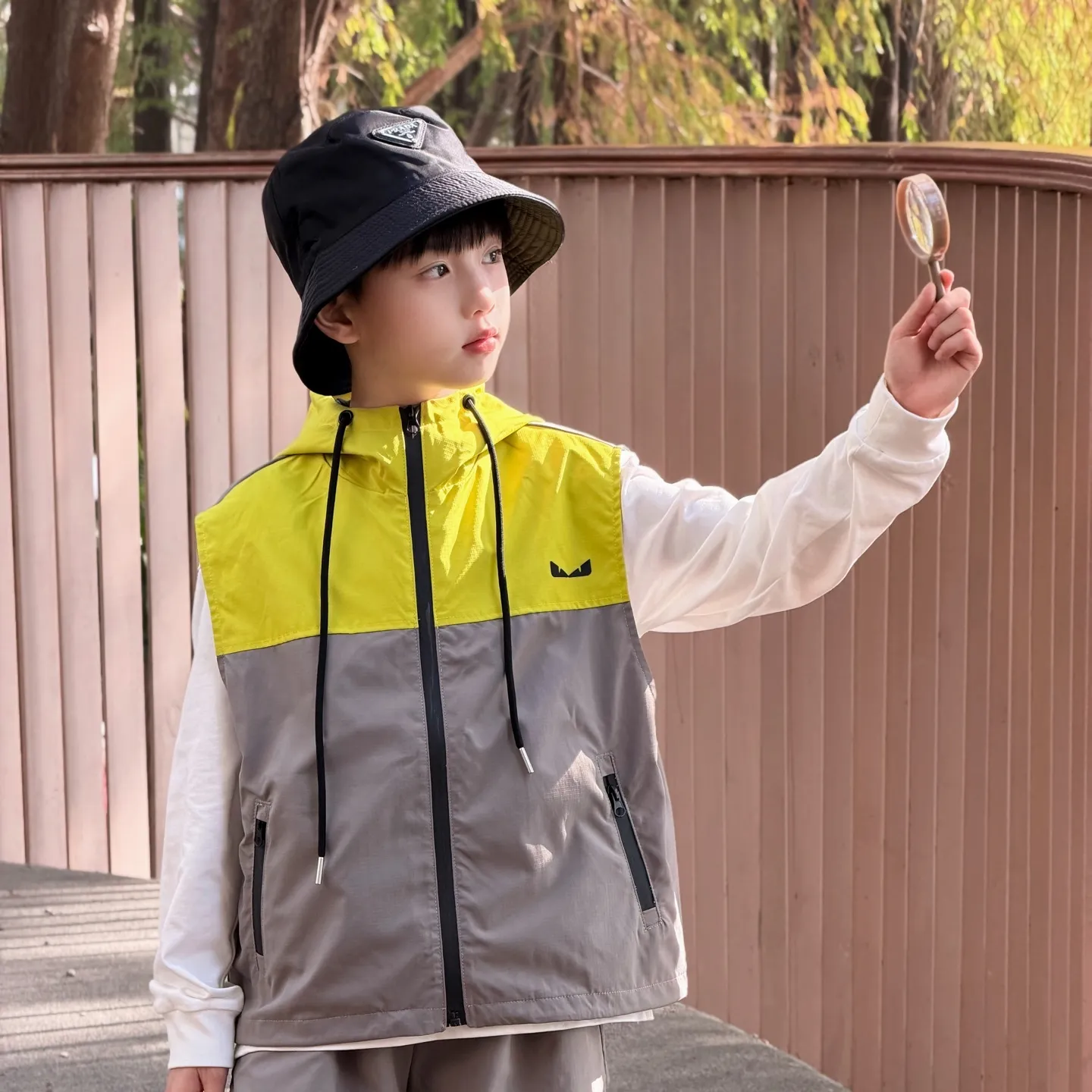 【100-160cm】おしゃれキッズ トレンド感あり コーデしやすい 合わせやすい ベスト ショートパンツ