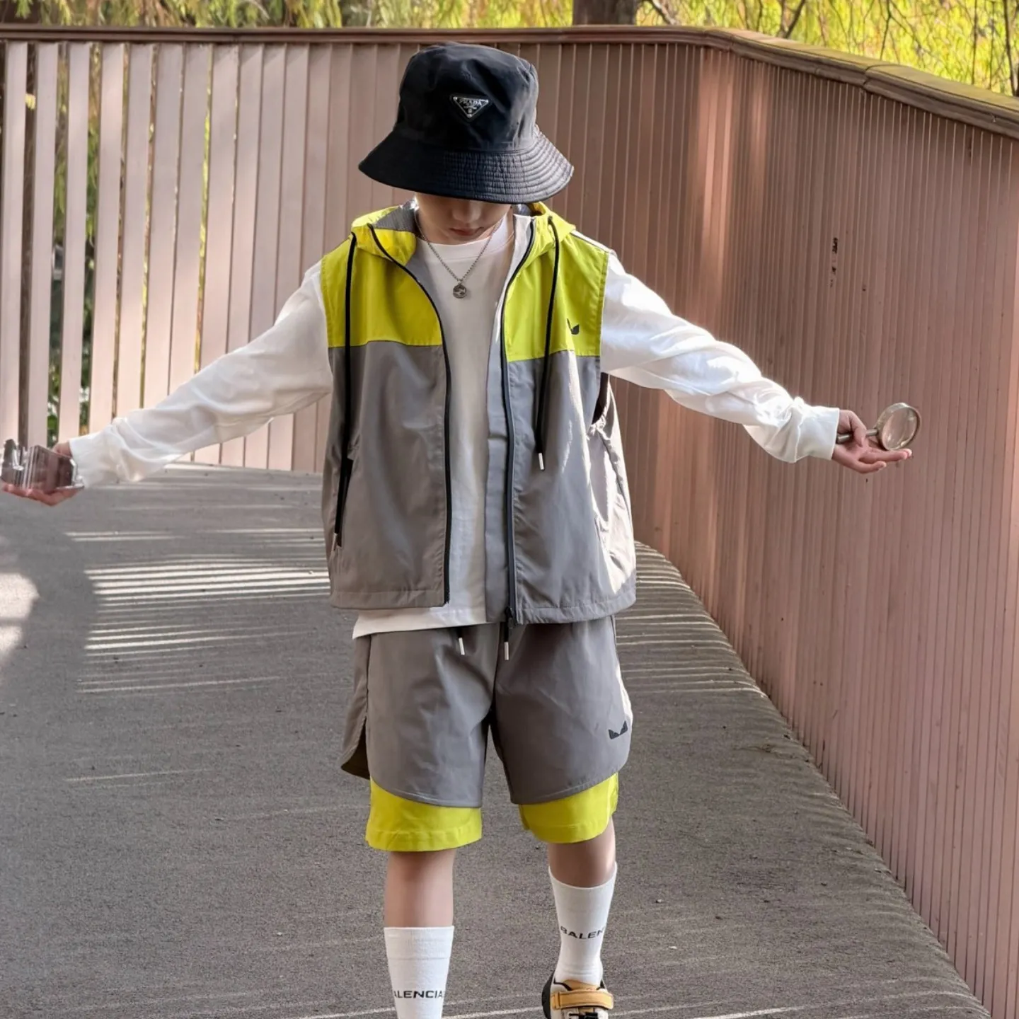 【100-160cm】おしゃれキッズ トレンド感あり コーデしやすい 合わせやすい ベスト ショートパンツ