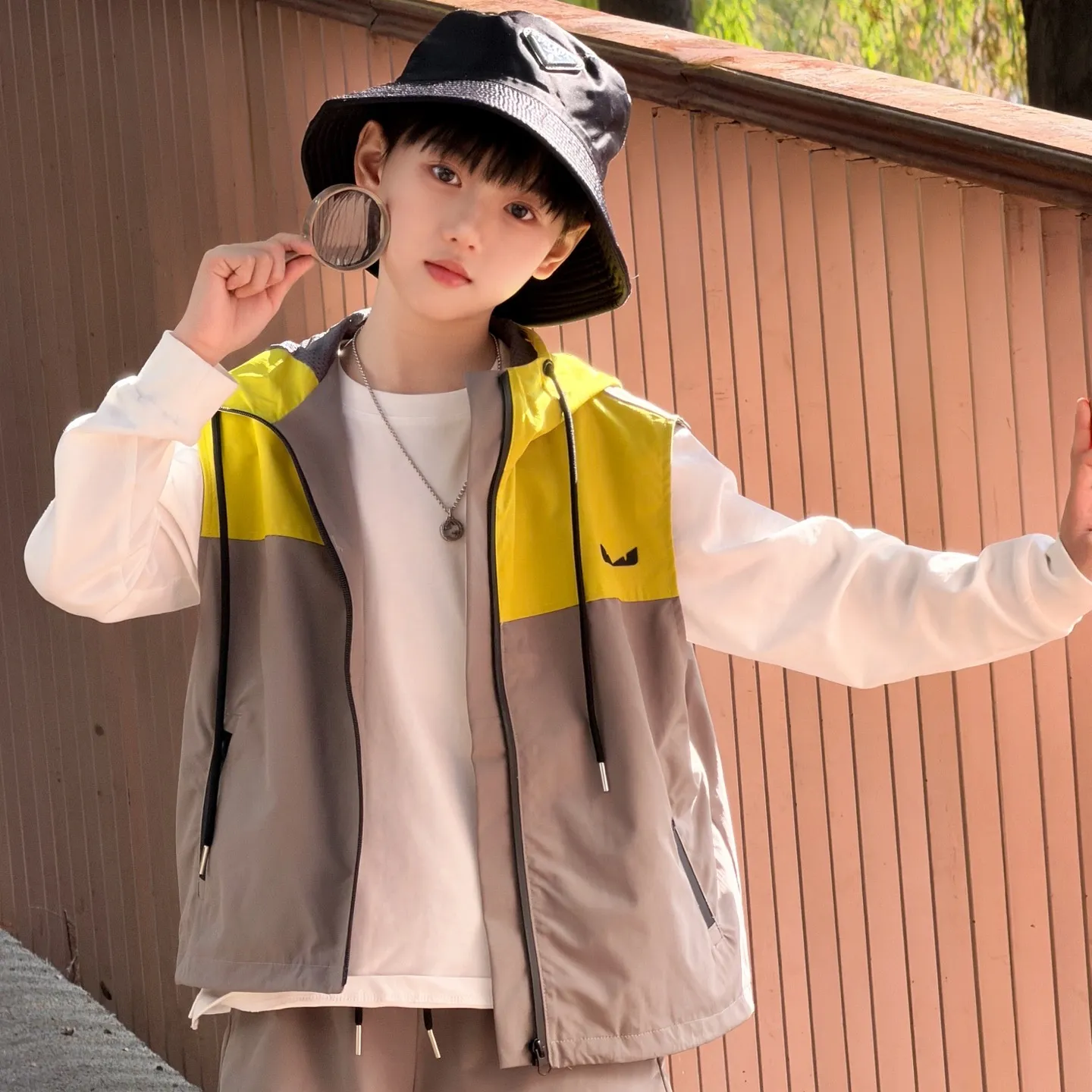 【100-160cm】おしゃれキッズ トレンド感あり コーデしやすい 合わせやすい ベスト ショートパンツ