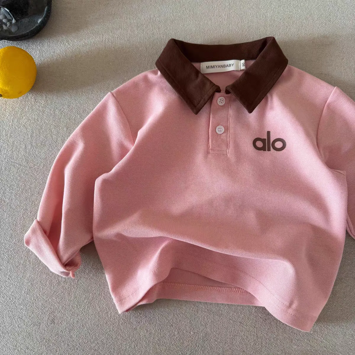 【90-150cm】おしゃれ見え さっぱりした印象 楽しく着られる カジュアル 三色選べる 長袖 Tシャツ