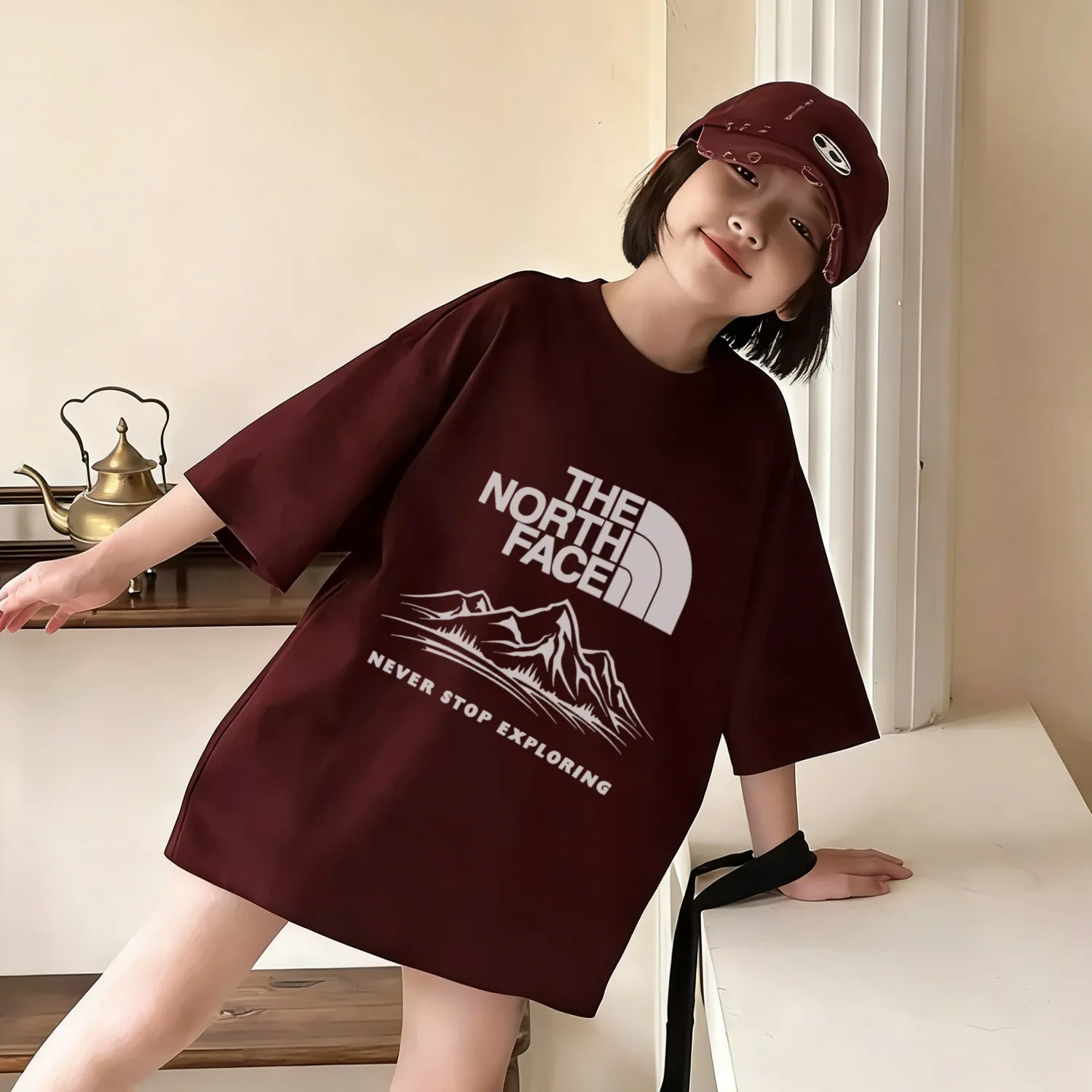 【90-160cm】おしゃれ見え 優しい雰囲気 清潔感 カジュアル 着せやすい 女の子 半袖 Tシャツ