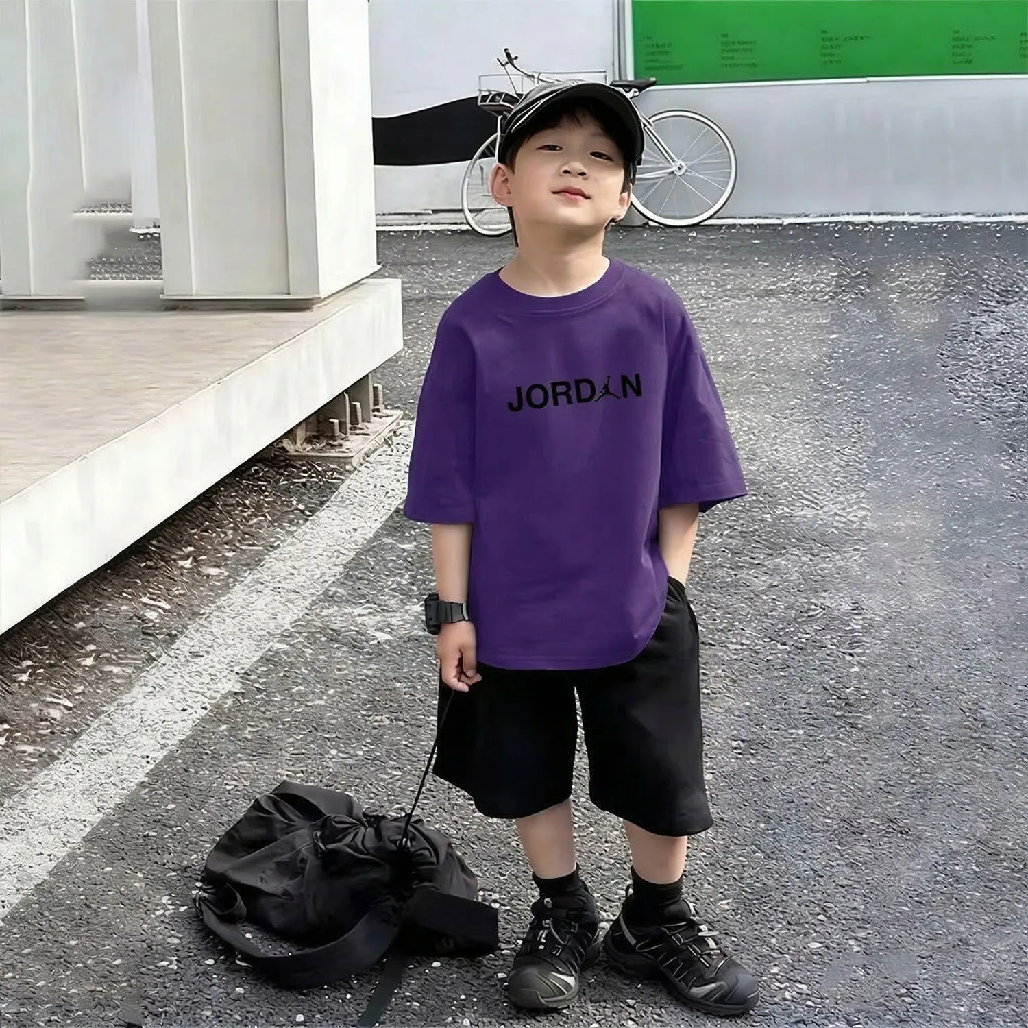 【90-160cm】デイリー使いに最適 写真映え 1枚で決まる カジュアル 合わせやすい 男の子 半袖 Tシャツ