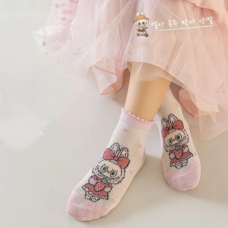 吸汗通気素材 やさしい肌触り かわいいキャラクター柄 トレンド注目 ソックス