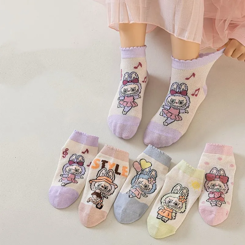 吸汗通気素材 やさしい肌触り かわいいキャラクター柄 トレンド注目 ソックス