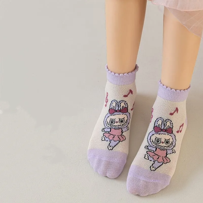 吸汗通気素材 やさしい肌触り かわいいキャラクター柄 トレンド注目 ソックス