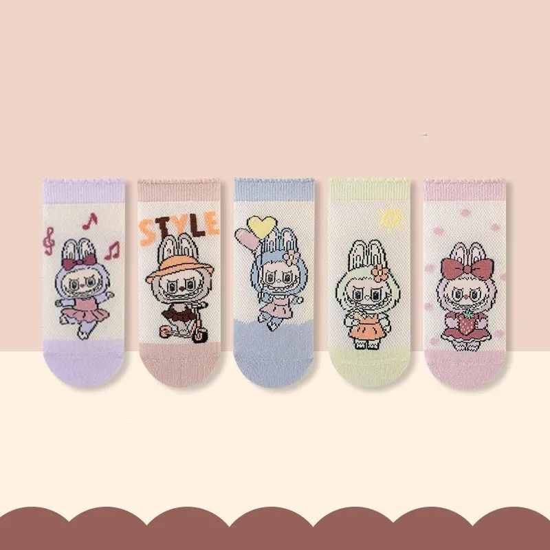吸汗通気素材 やさしい肌触り かわいいキャラクター柄 トレンド注目 ソックス