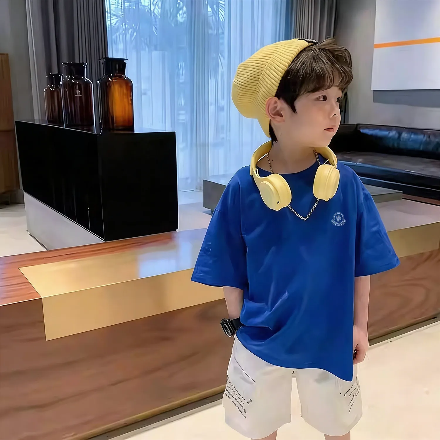 【90-160cm】リラックス感ある コーデの主役に カジュアル ストリート 男の子 半袖 Tシャツ