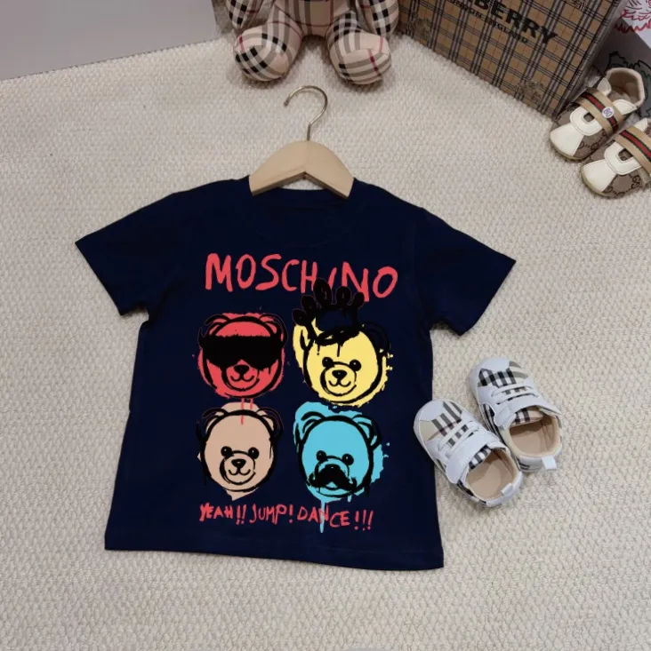 【90-160cm】さわやかな印象 1枚で決まる 韓国風キッズ カジュアル 合わせやすい 半袖 Tシャツ