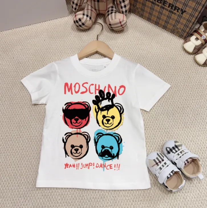 【90-160cm】さわやかな印象 1枚で決まる 韓国風キッズ カジュアル 合わせやすい 半袖 Tシャツ