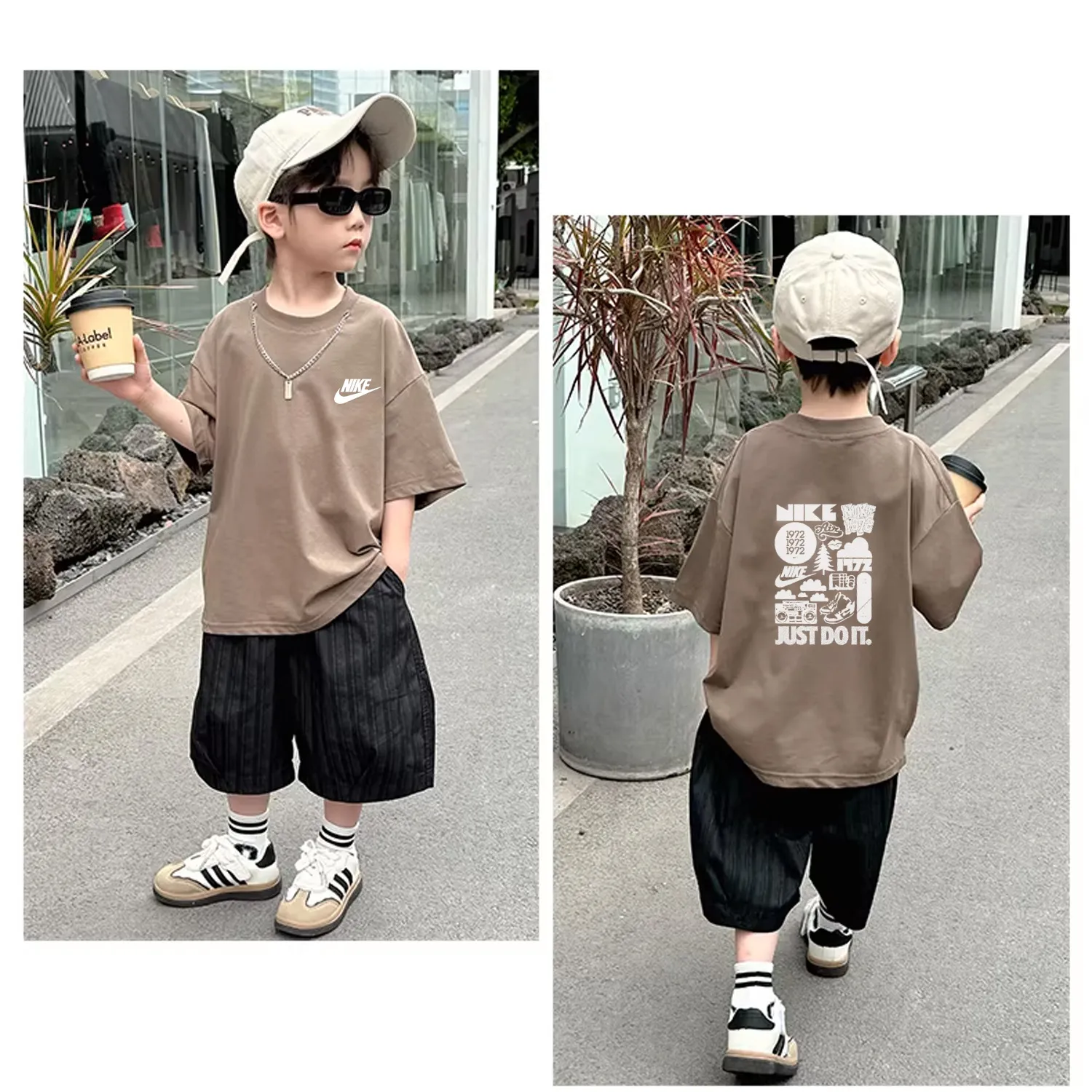 【90-160cm】デイリー使いに最適 さわやかな印象 写真映え カジュアル 合わせやすい男の子 半袖 Tシャツ