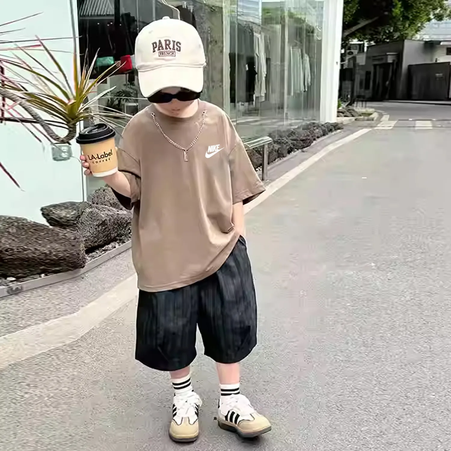 【90-160cm】デイリー使いに最適 さわやかな印象 写真映え カジュアル 合わせやすい男の子 半袖 Tシャツ