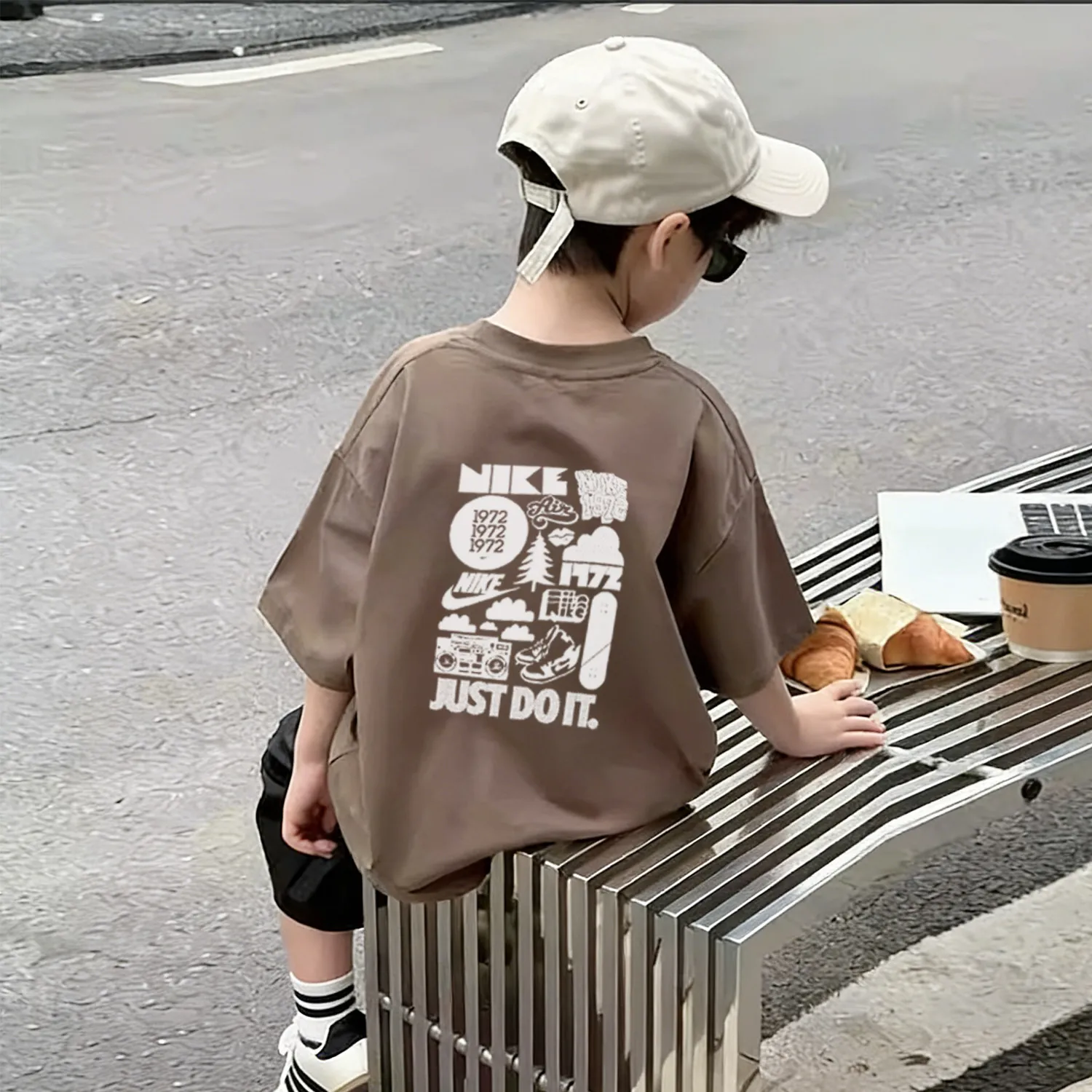 【90-160cm】デイリー使いに最適 さわやかな印象 写真映え カジュアル 合わせやすい男の子 半袖 Tシャツ